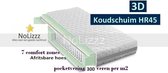 Aloe Vera - Tweepersoons Matras 3D -POCKET HR45 KOUDSCHUIM 7 ZONE 25 CM - Gemiddeld ligcomfort - 160x220/25