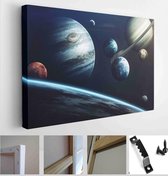 Solar System Planets. Elements of this image furnished by NASA - Modern Art Canvas - Horizontal - 618068714 - 115*75 Horizontal