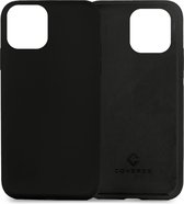 Coverzs Luxe Liquid Silicone case geschikt voor Apple iPhone 13 Pro - zwart