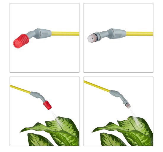 plantenspuit 5 liter - met slang en lans - 3 bar - onkruid druksproeier van Merkloos	 — afbeelding 4