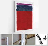 Set of Abstract Hand Painted Illustrations for Postcard, Social Media Banner, Brochure Cover Design or Wall Decoration Background. Modern Abstract Painting Artwork - Modern Art Can
