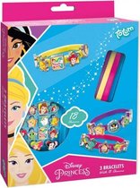 schuifarmbandjes maken Princess meisjes 21-delig