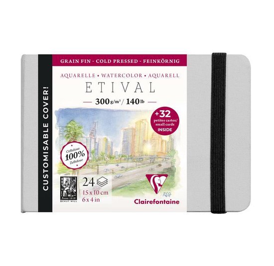 Etival aquarel notebook A6 300g cold pressed