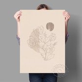 Flower Bouquet Print Poster Wall Art Kunst Canvas Printing Op Papier Met Waterproof Inkt 50x70cm Multi-color