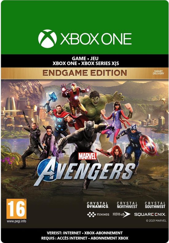 Marvel's Avengers Endgame Edition - Xbox One/Plays on Xbox Series X  Download | Jeux | bol.com