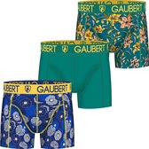 Gaubert  Heren boxershortkatoen 3-pack Flower  - XL