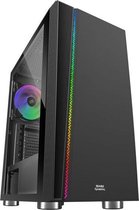 ATX Semi-toren doos Mars Gaming MC8 LED RGB Zwart