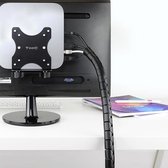 Kabelorganizer NANOCABLE 10.36.0001-BK Ø 2,5 cm (1 m) Zwart