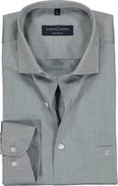 CASA MODA modern fit overhemd - grijs - Strijkvriendelijk - Boordmaat: 45