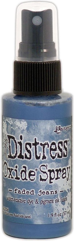Ranger Faded Jeans Distress Oxide Reinker – Encre De Recharge Pour Effets Délavés – Flacon 2,5 X 2,5 X 7,5 Cm