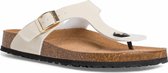 Tamaris Dames Flip Flops 1-1-27522-26 253 beige wijd Maat: 42 EU