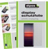 dipos I 2x Beschermfolie mat compatibel met Sony Xperia 5 II Folie screen-protector (expres kleiner dan het glas omdat het gebogen is)