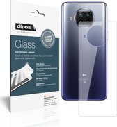 dipos I 2x Pantserfolie helder compatibel met Xiaomi Mi 10T Lite Achterkant Beschermfolie 9H screen-protector (expres kleiner dan het glas omdat het gebogen is)