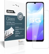 dipos I 2x Pantserfolie helder compatibel met Vivo S7e 5G Beschermfolie 9H screen-protector (expres kleiner dan het glas omdat het gebogen is)