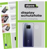 dipos I 6x Beschermfolie mat compatibel met Xiaomi Mi 10T Lite Achterkant Folie screen-protector (expres kleiner dan het glas omdat het gebogen is)