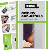 dipos I 2x Beschermfolie mat compatibel met Samsung Galaxy Note 20 Folie screen-protector (expres kleiner dan het glas omdat het gebogen is)