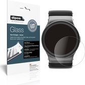 dipos I 2x Pantserfolie mat compatibel met 54 mm Diameter Klok Beschermfolie 9H screen-protector