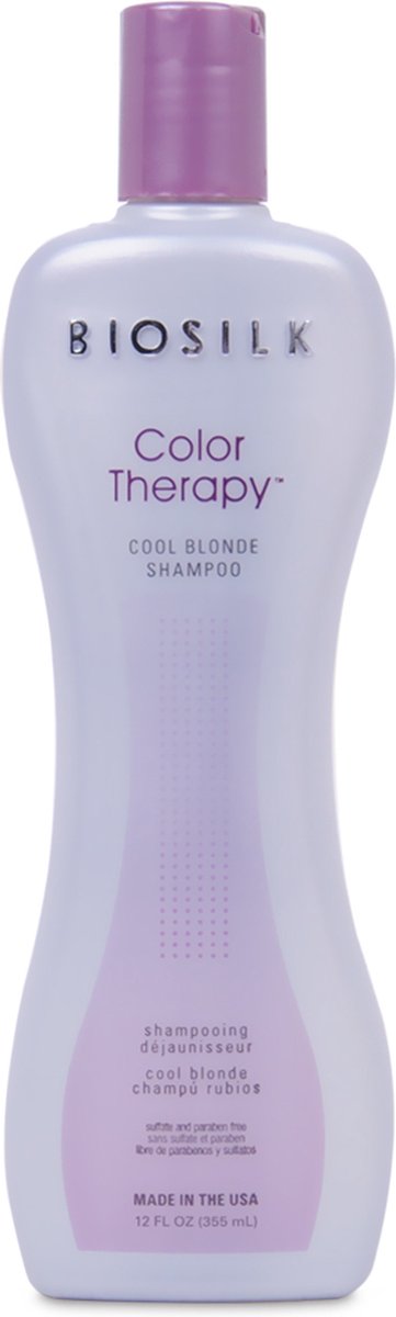 BioSilk Color Therapy Cool Blonde Shampoo-355 ml - Normale shampoo vrouwen - Voor Alle haartypes