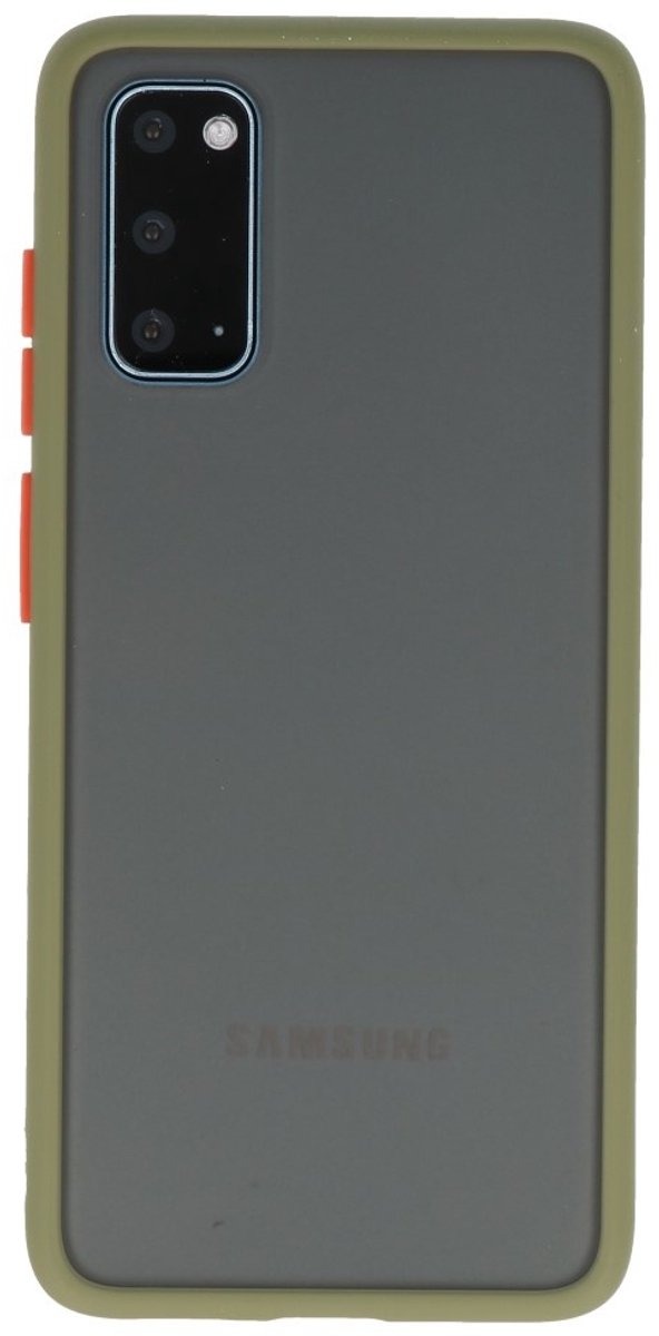 Samsung Galaxy S20 Hoesje Hard Case Backcover Telefoonhoesje Groen