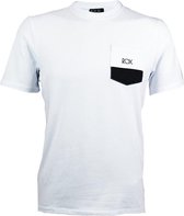 Rox - Heren T-shirt Jax - Wit - Slim Fit - Maat 3XL