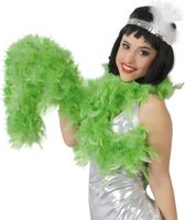 boa dames 180 cm veren pastel groen
