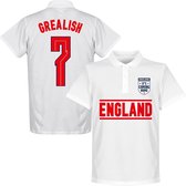 Engeland Grealish 7 Team T-Shirt - Wit - Kinderen - 3XL