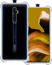 OPPO Reno 2 Hoesje Silicone Shock Case - OPPO Reno 2 Case Transparant Siliconen Hoes Shock Proof - OPPO Reno 2 Hoes Cover - Transparant