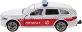 Duitse notarzt-auto BMW 520i Touring wit/rood (1461)