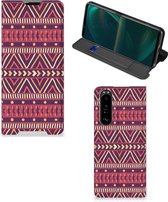Bookcase Sony Xperia 5 III Smart Cover Aztec Purple