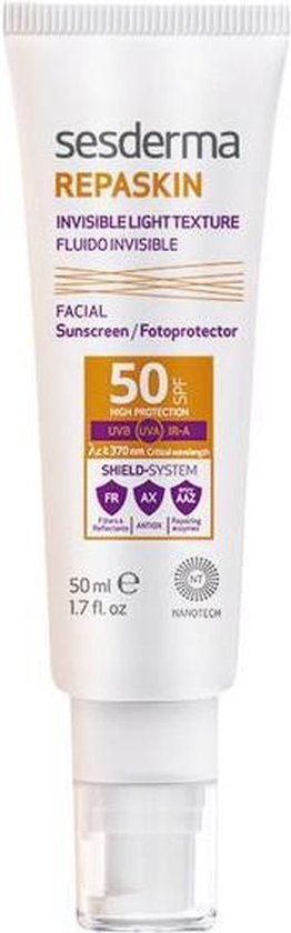 Sesderma - Repaskin Invisible Light Texture Facial Sunscreen Spf 50 ...