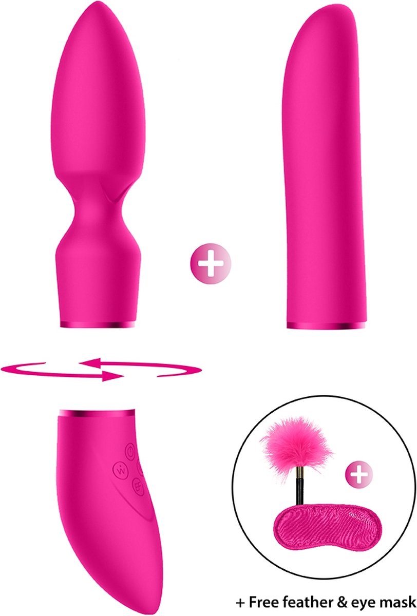 Goedkoopste Switch by Shots - Pleasure Kit 4 - Vibrator with Different Attachments