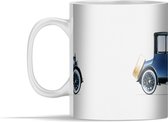 Mok - Illustratie Victoria Coupe Cadillac - 350 ml - Beker