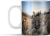 Mok - Panorama van ruïnes van de tempel van Castor en Pollux - 350 ml - Beker