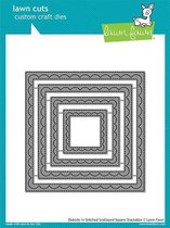Outside In Stiched Scalloped Square Stackables Dies (LF1506)