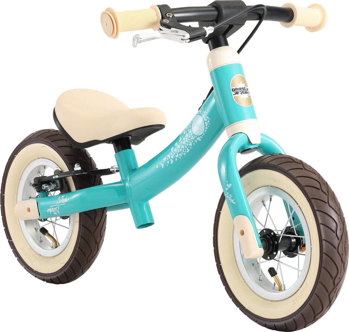 Tweedekans |BIKESTAR® loopfiets 10", turquoise Bird