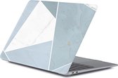 By Qubix MacBook Air 13 inch - Touch id versie - Grijs abstract (2018, 2019 & 2020)