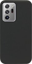 ADEL Siliconen Back Cover Softcase Hoesje Geschikt voor Samsung Galaxy Note 20 Ultra - Zwart