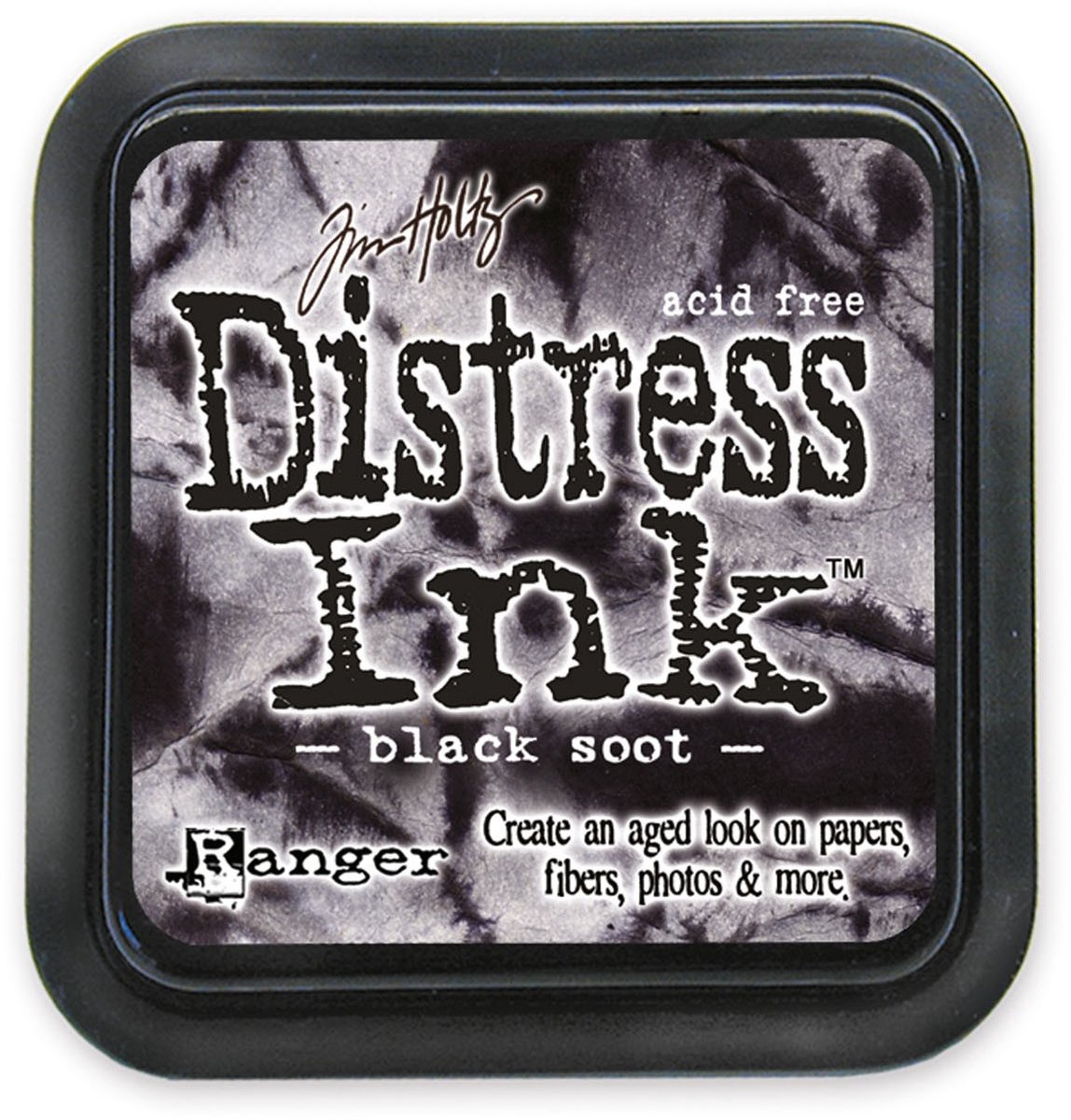 Distress Ink stempelkussen - Black soot