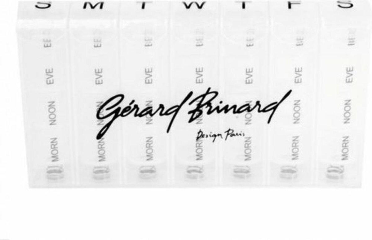 Gérard Brinard pillendoos weekplannig transparant