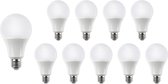 Aigostar - Voordeelpak 10 stuks - E27 LED lampen - Type A60 - 9W vervangt 70W - 4000K neutraal wit licht