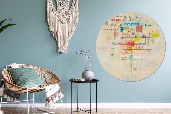 Cercle mural - Aluminium - Accent doux - Kandinsky - ⌀ 140 cm