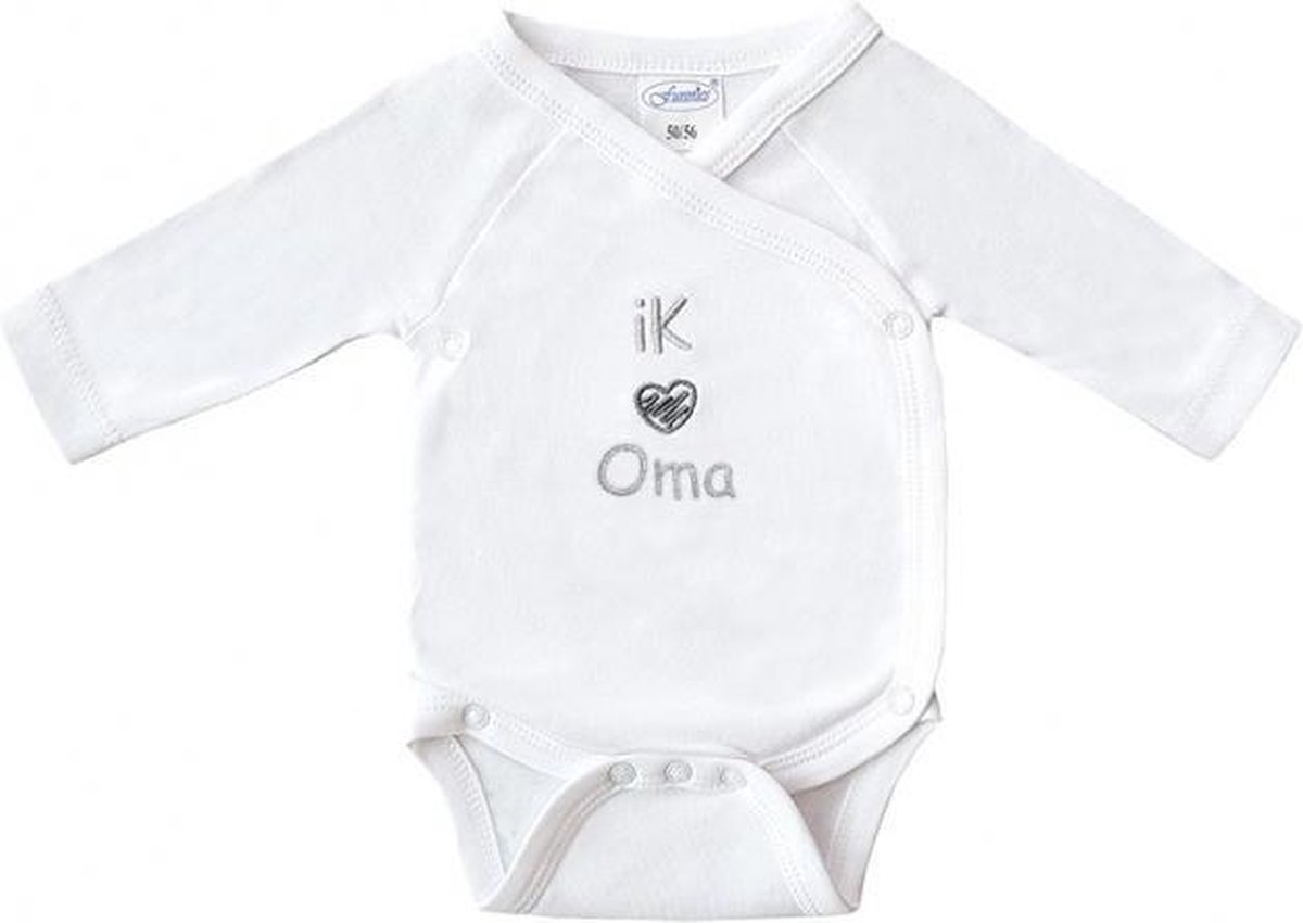 Romper Funnies - I love oma - maat 50-56 - oma geschenk - oma cadeautje - zwangerschapsaankondiging oma