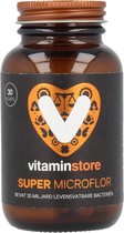 Vitaminstore - Super MicroFlor - 30 Vegicaps - Probiotica met 35 miljard bacteriën + Prebioticamix