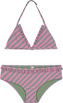 Shiwi Triangel bikini set candy stripe triangle bikini - azalea pink - 116