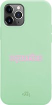 iPhone 12 Pro Case - Aquarius Green - iPhone Zodiac Case