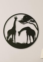 Wanddecoratie dieren | Giraffe