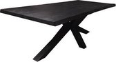 Teakea - Sovana Live-edge dining table 180x90 - top 5 - Zwart
