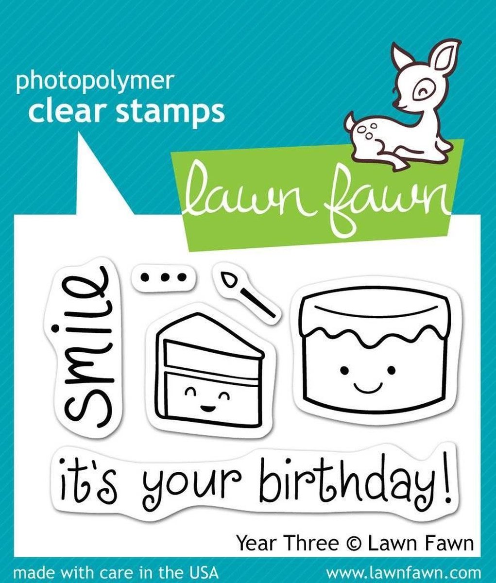Year Three Clear Stamps (LF454)