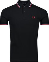 Fred Perry Polo Zwart Normaal - Maat S - Heren - Herfst/Winter Collectie - Katoen