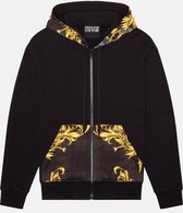 Versace Jeans Couture Baroque Print Accent Hoodie - L